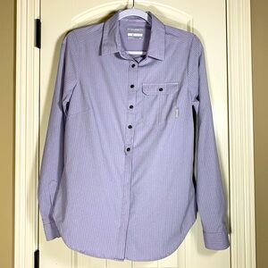 Columbia Women’s Button Up Long Sleeve Omni-Shade Top Size Small